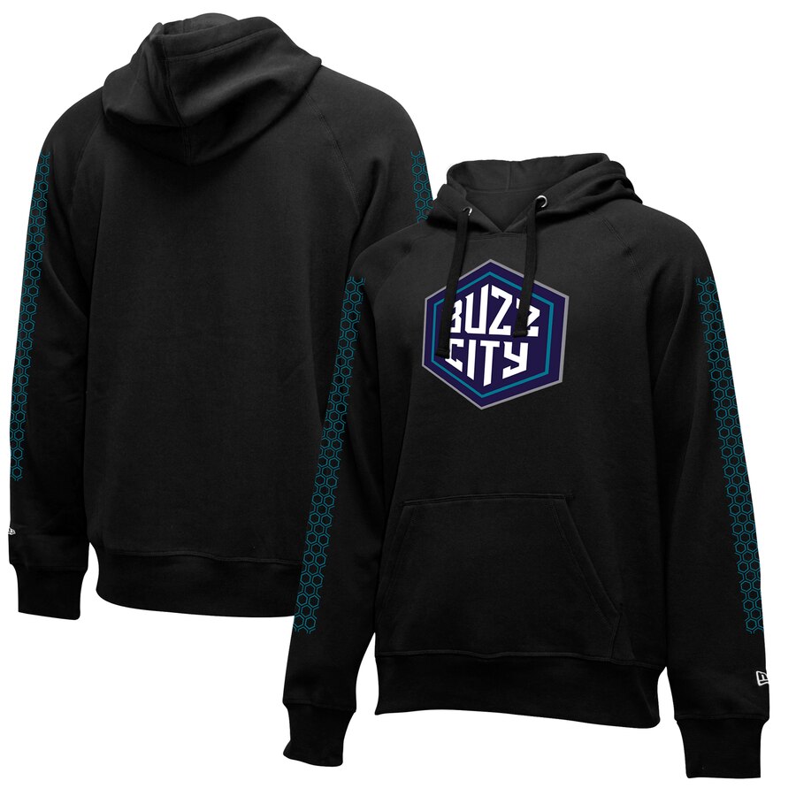 NBA Charlotte Hornets New Era 201920 City Edition Pullover Hoodie Black